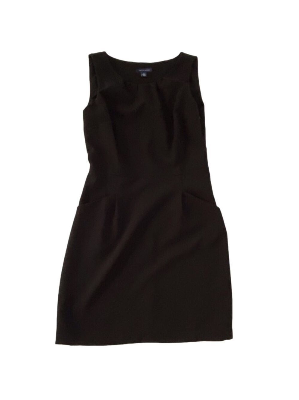 TOMMY Hilfiger little black dress mini bodycon casual office pocket sleeveless 4